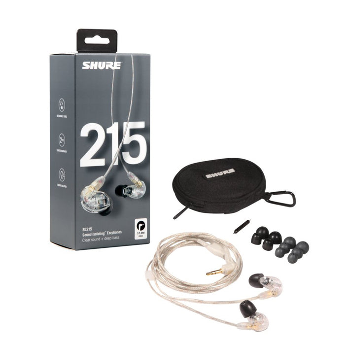 Shure プロフェッショナル サウンド アイソレーション イヤホン - SE215-CL
