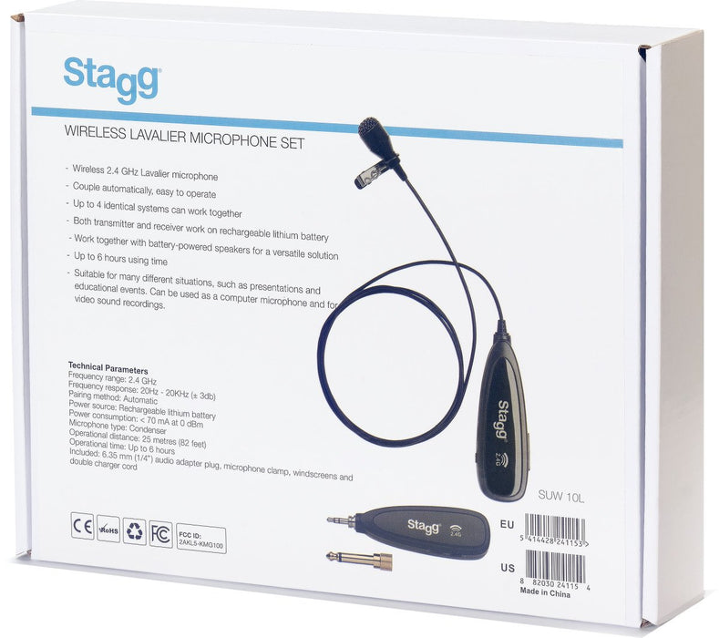 Stagg ワイヤレス ラベリア マイク セット - SUW 10L