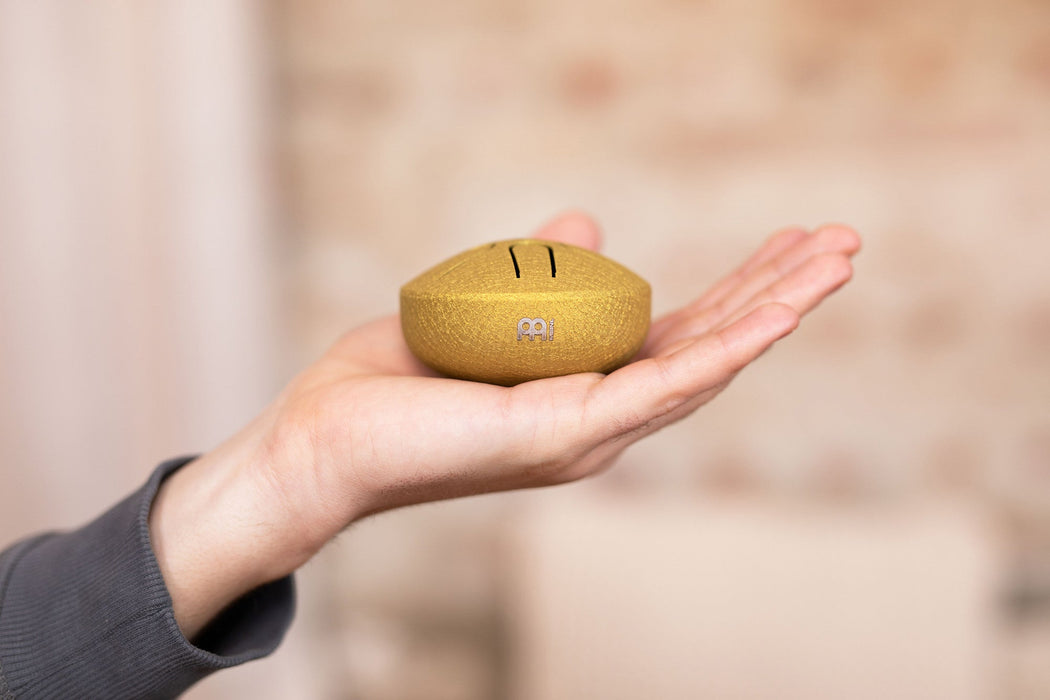 MEINL Sonic Energy Pocket Steel Tongue Drum A Major 6 Notes - Gold SMALL 3"