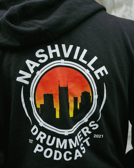 NPD Logo Full-Zip Hoodie Sweatshirt - Black