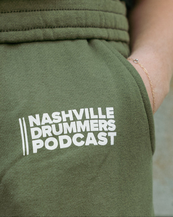 Nashville Drummer's Podcast Logo Sweatpants