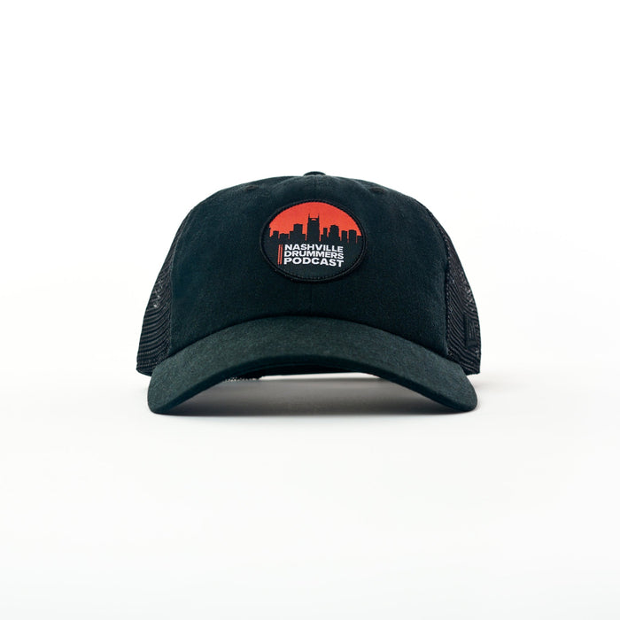 NDP Trucker Mesh Snapback with Logo patch -  Black