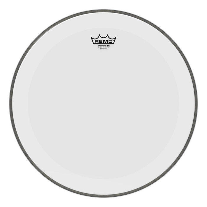 Remo 18" POWERSTROKE P3 Bass Head SMOOTH WHITE No Stripe