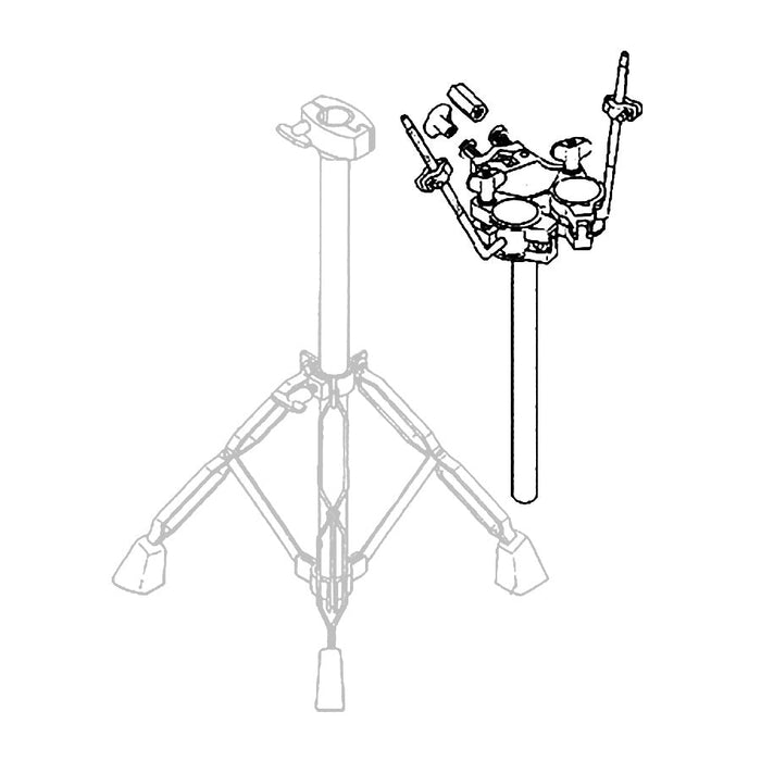Ludwig Upper Double Tom Holder for L345TS Stand