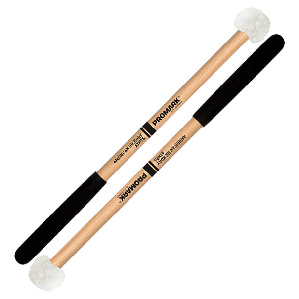 ProMark Marching Tenor Mallets - Puff Head w/ Hickory Shaft