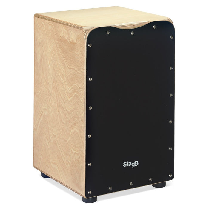 Stagg Birch Cajon Standard Sized Black Finish CAJ-50M BK