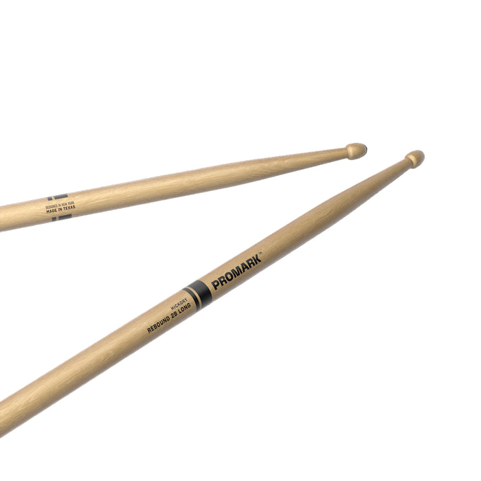 ProMark Rebound 2B Long Hickory Drumstick, Acorn Wood Tip