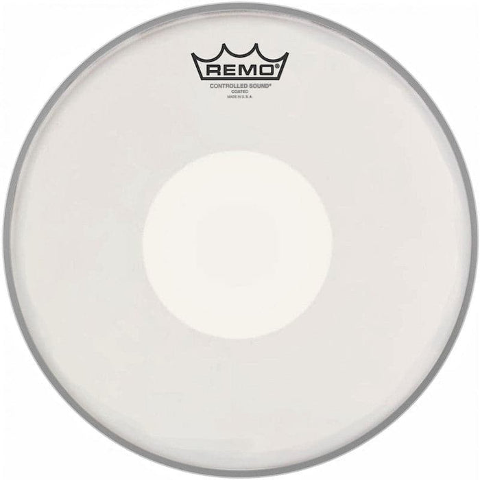 Remo 14" Coated Controlled Sound Drum Head with White Dot On Bottom