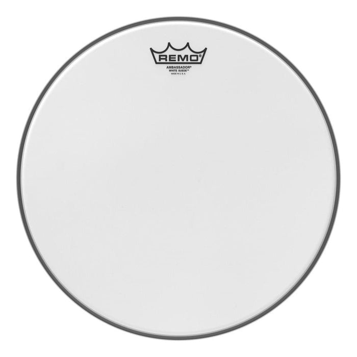 Remo 14" White Suede Ambassador Drum Head
