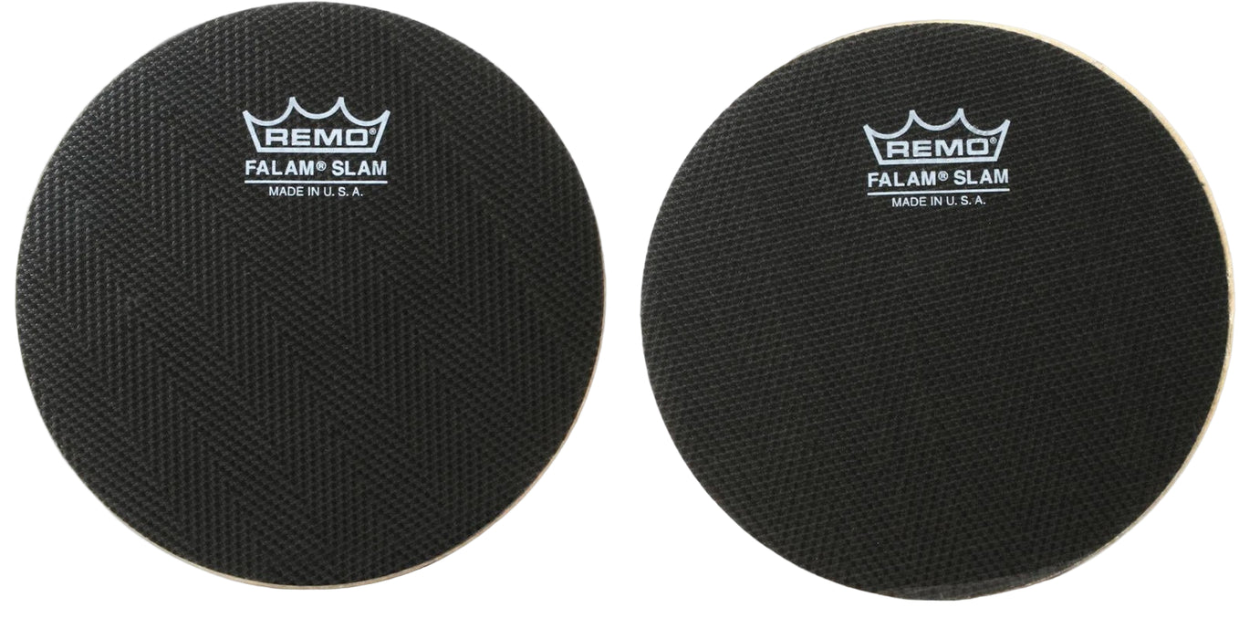 Remo Patch FALAM Slam 4" Diameter 2 Piece Pack LARGE BLACK