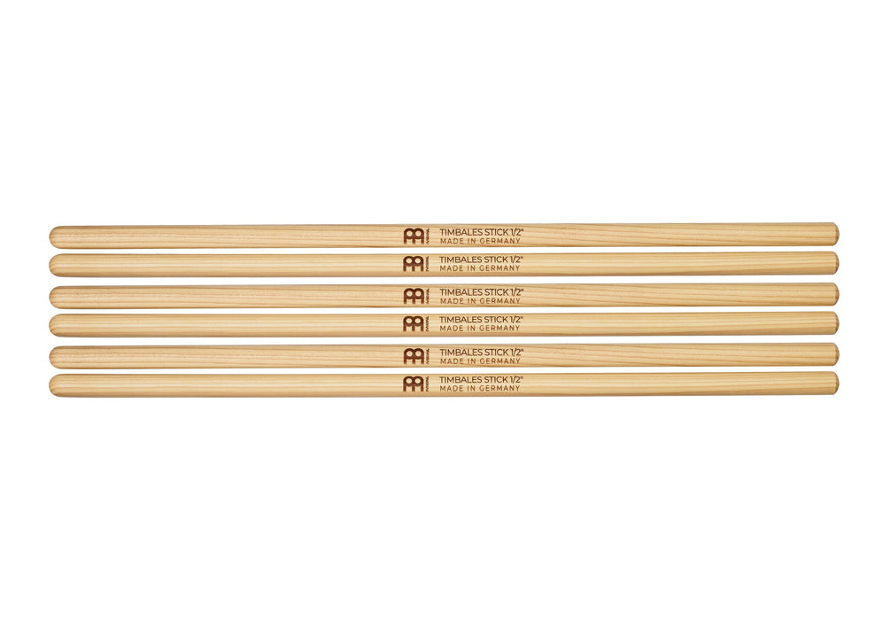 Meinl Timbales Stick 1/12", Drumstick Hickory, Pair, 3-Pack - SB119-3