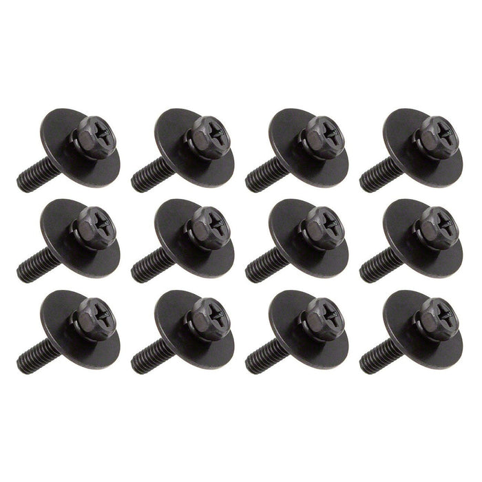 Pearl M4 x 14mm Black Mounting Screws For Lugs 12pk