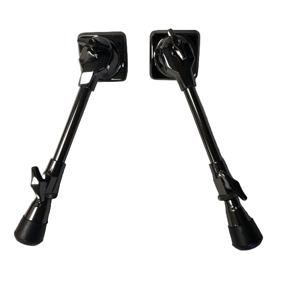 Heavy Duty Bass Drum Spurs - Black