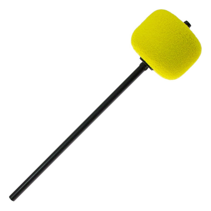 Danmar Yellow Felt Bass Drum Beater Black Shaft