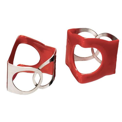 EZ Wing Nut for Cymbal Stand Top PinchClip Red 2 pack - Drum Supply House