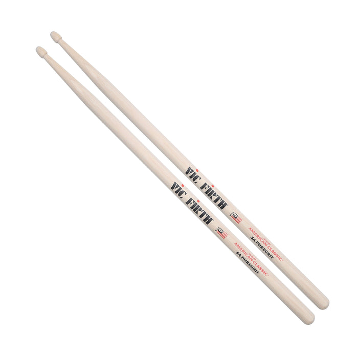 Baquetas Vic Firth 5APG American Classic 5A con acabado PureGrit Raw