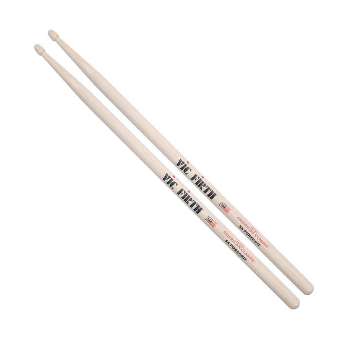 Vic Firth 5APG American Classic 5A Drum Sticks with PureGrit Raw Finish
