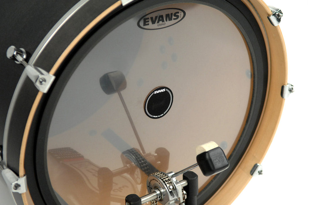 Evans Black Nylon Bass Drum Patch 1-Pedal (X2)