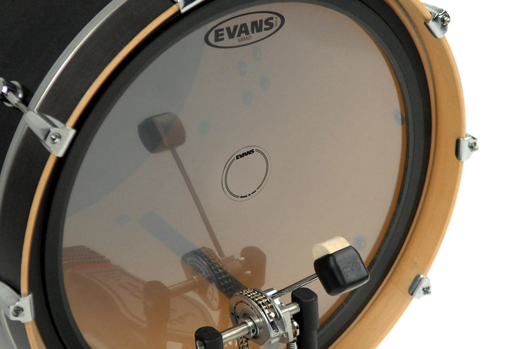 Evans Clear Poly Bass Drum Patch 1-Pedal (X2)
