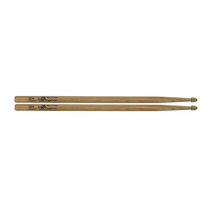 LOS CABOS 5B Red Hickory Wood Tip Drumsticks