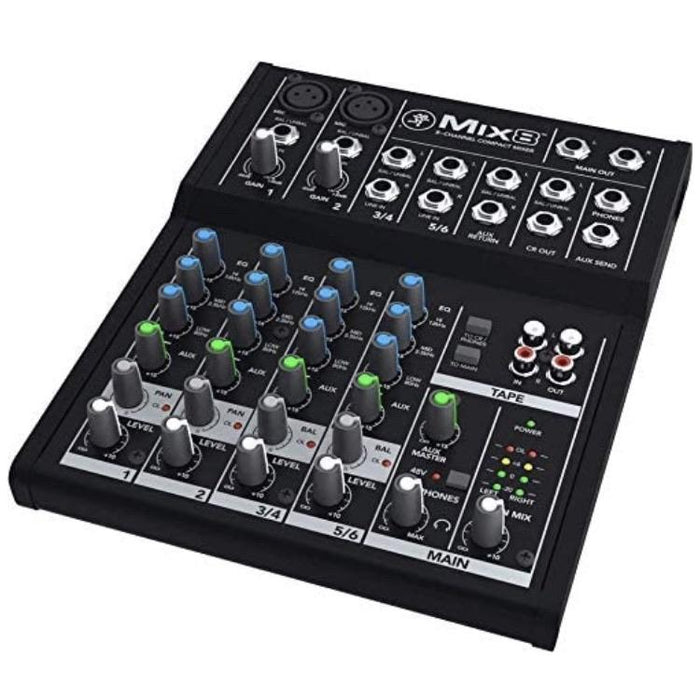 Mackie Mix8 Mix Series 8-Channel Compact Mixer - Drum Supply House
