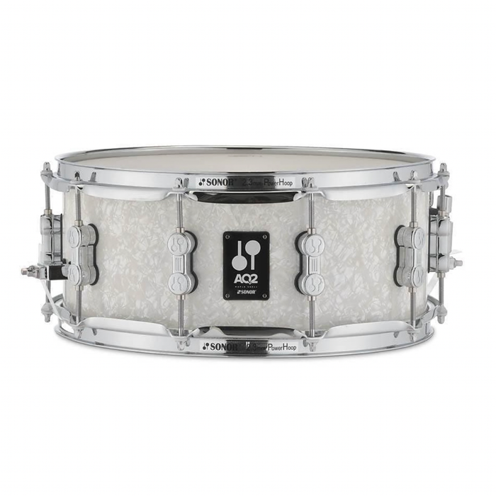 Sonor AQ2 Snare Drum MAPLE 6 x 14 White Pearl