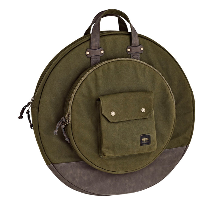 MEINL Waxed Canvas Backpack Cymbal Bag - FOREST GREEN