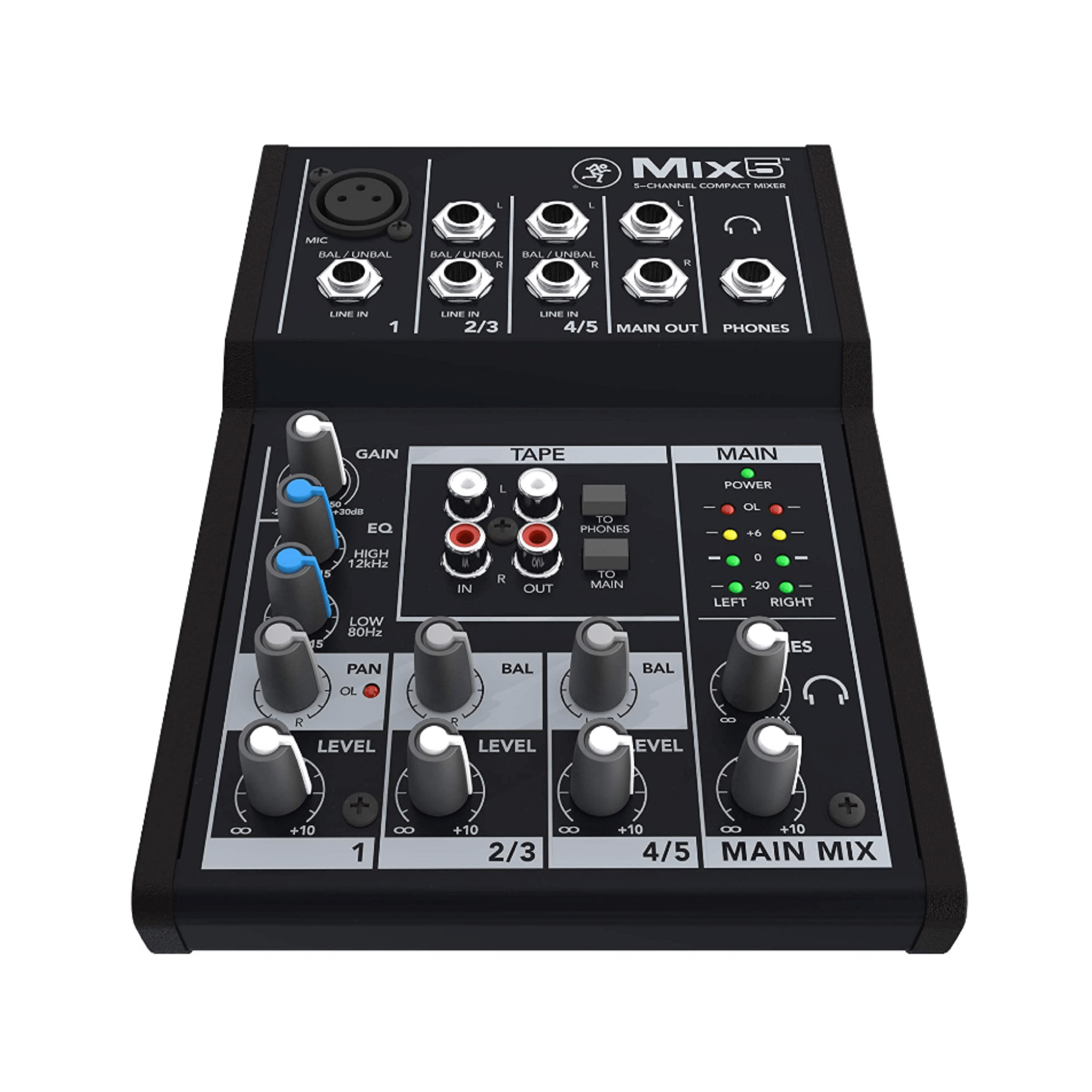 Mackie Mix5 ミックスシリーズ 5チャンネルコンパクトミキサー Mackie Mix5 ミックスシリーズ 5チャンネルコンパクトミキサー