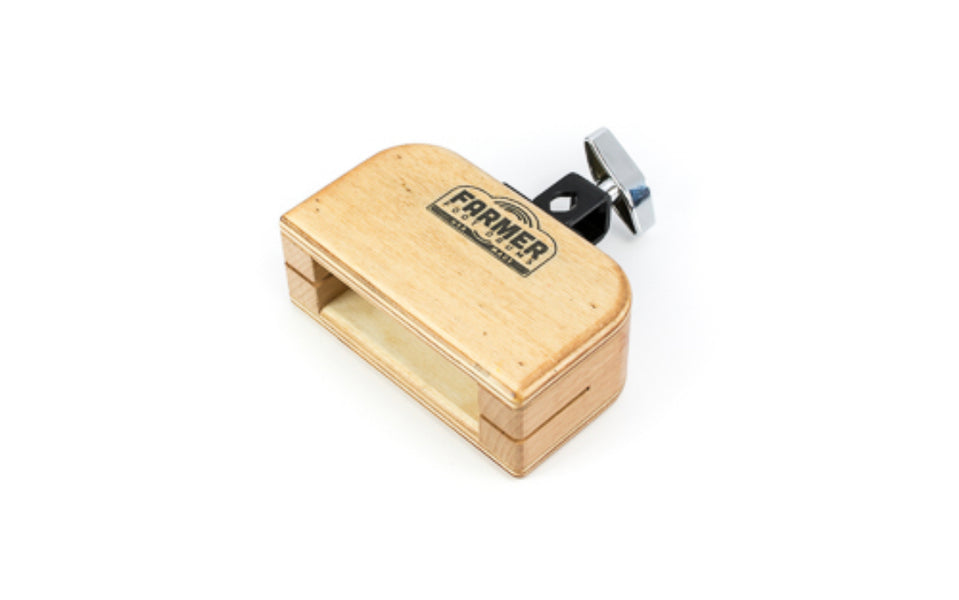 farmer downbeat pedal Farmer DownBeat Wood Block High Pitch Add-On — Drum Supply