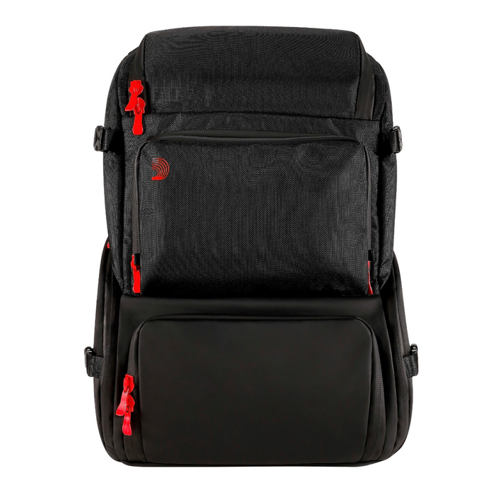 D Addario Backline Gear Transport Backpack Red Black Drum Supply