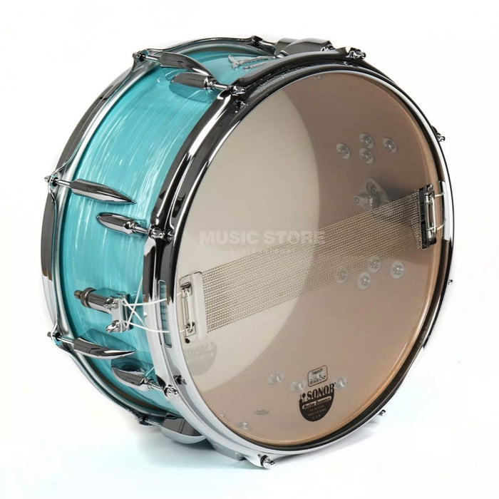 British Drum Co BlueBird Snare Drum - Cromo sobre latón pesado