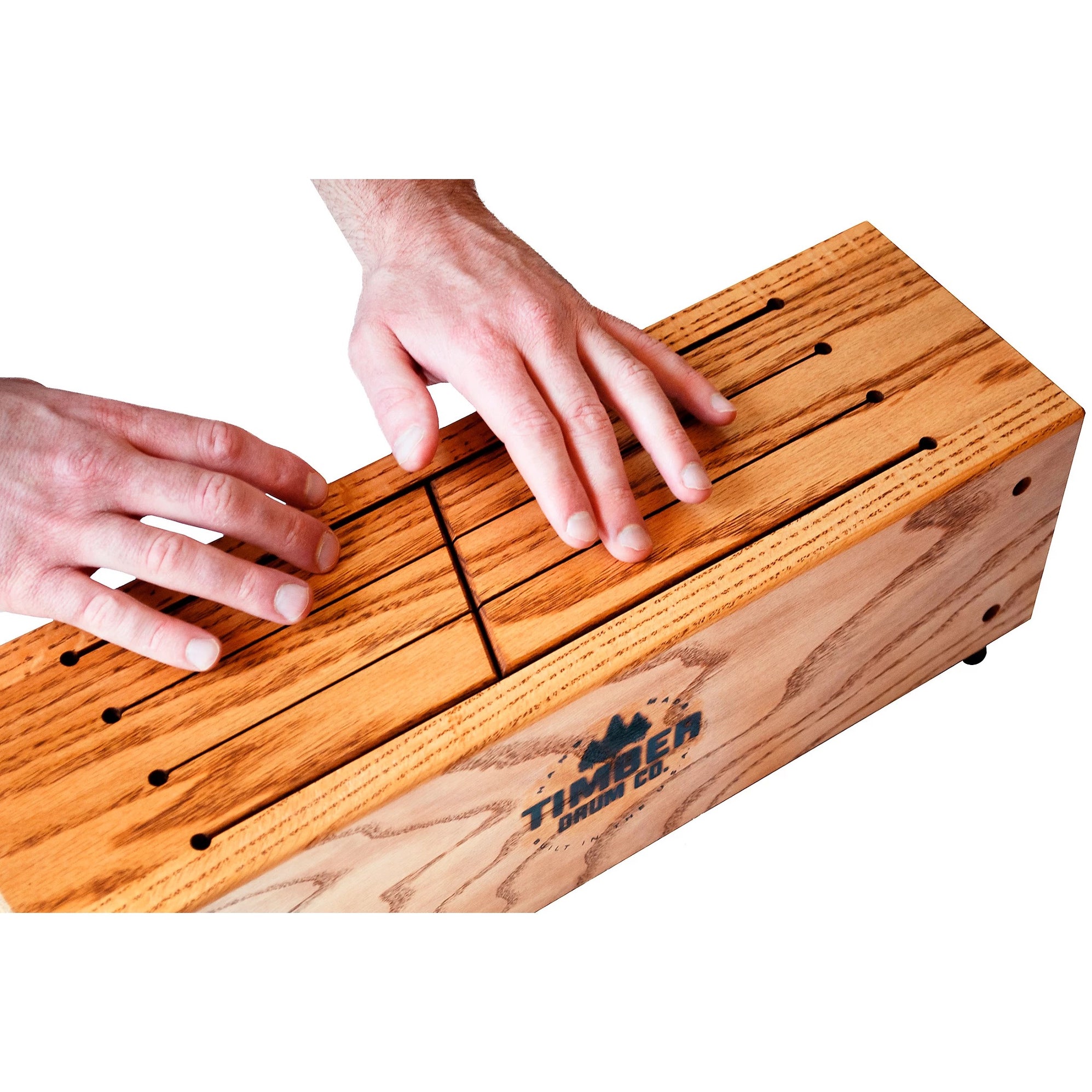 Timber Drum Company Slit Tongue Log Drum with Mallets — Drum Supply