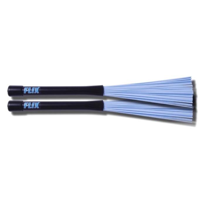Rock - Nylon Brushes - Light Blue - Drum Supply House