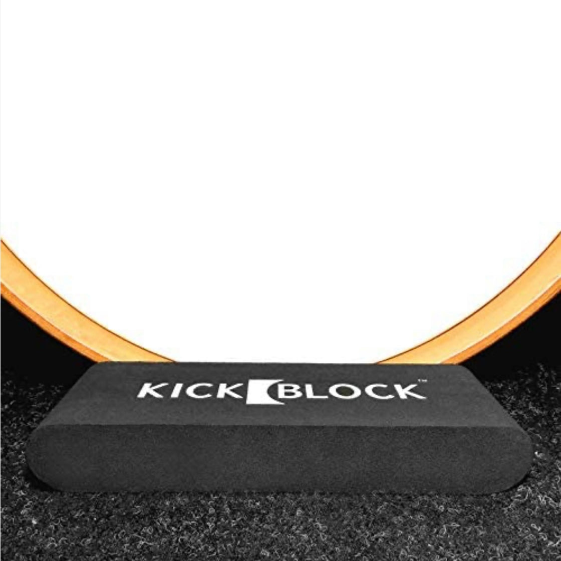 KickBlock Bass Drum Anchor Brick BLACK — Drum Supply