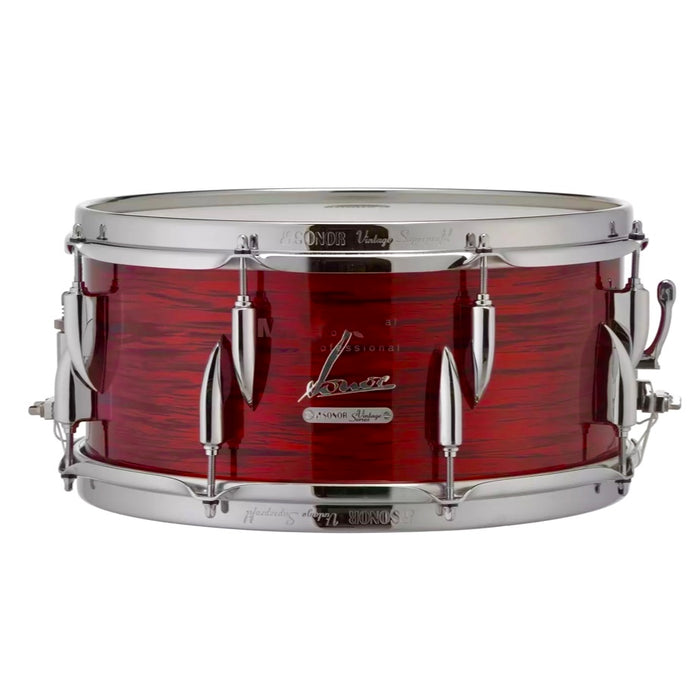 SONOR Vintage Series  5.75 x 14 Snare Drum  Vintage Red Oyster