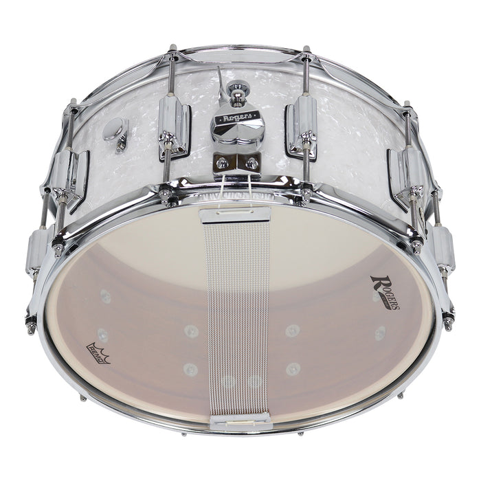Rogers Snare Drum - 5 x 14 SuperTen White Marine Pearl