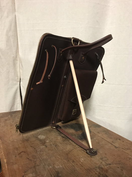Drum Bag TACKLE leather stand-up Stick Bag - Drum Supply House