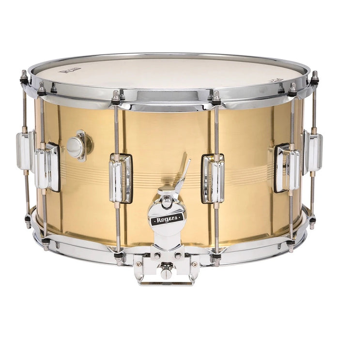 ROGERS Snare Drum - 8 x 14 DYNA-SONIC B7 BRASS SERIES