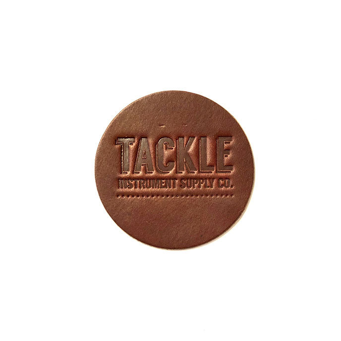 TACKLE BD Leather Dot head patch SMALL