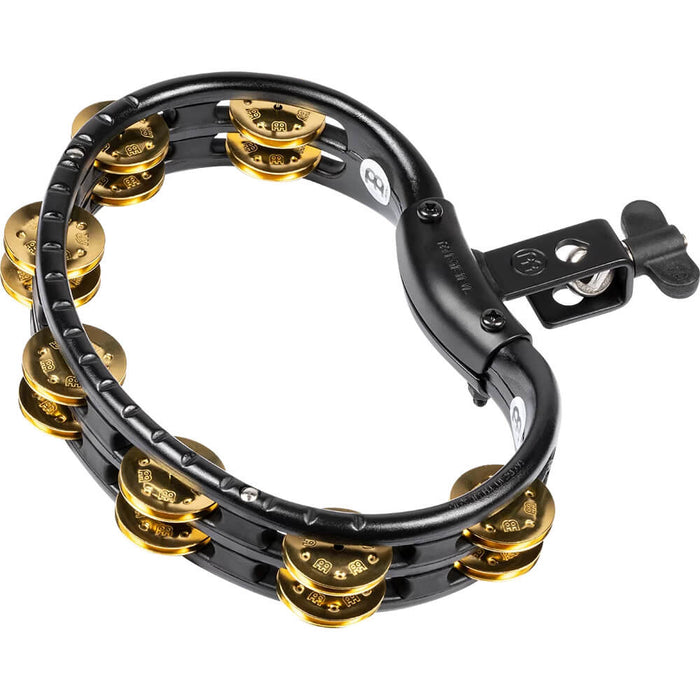 Meinl ABS Mountable Tambourine Black with Brass Jingles